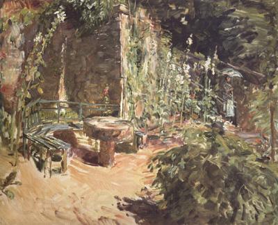 Max Slevogt Sunny Garden Corner in Neukastel (nn02)